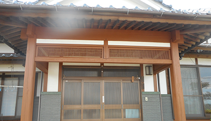 福岡県太宰府市で外壁塗装の工事を行いました。